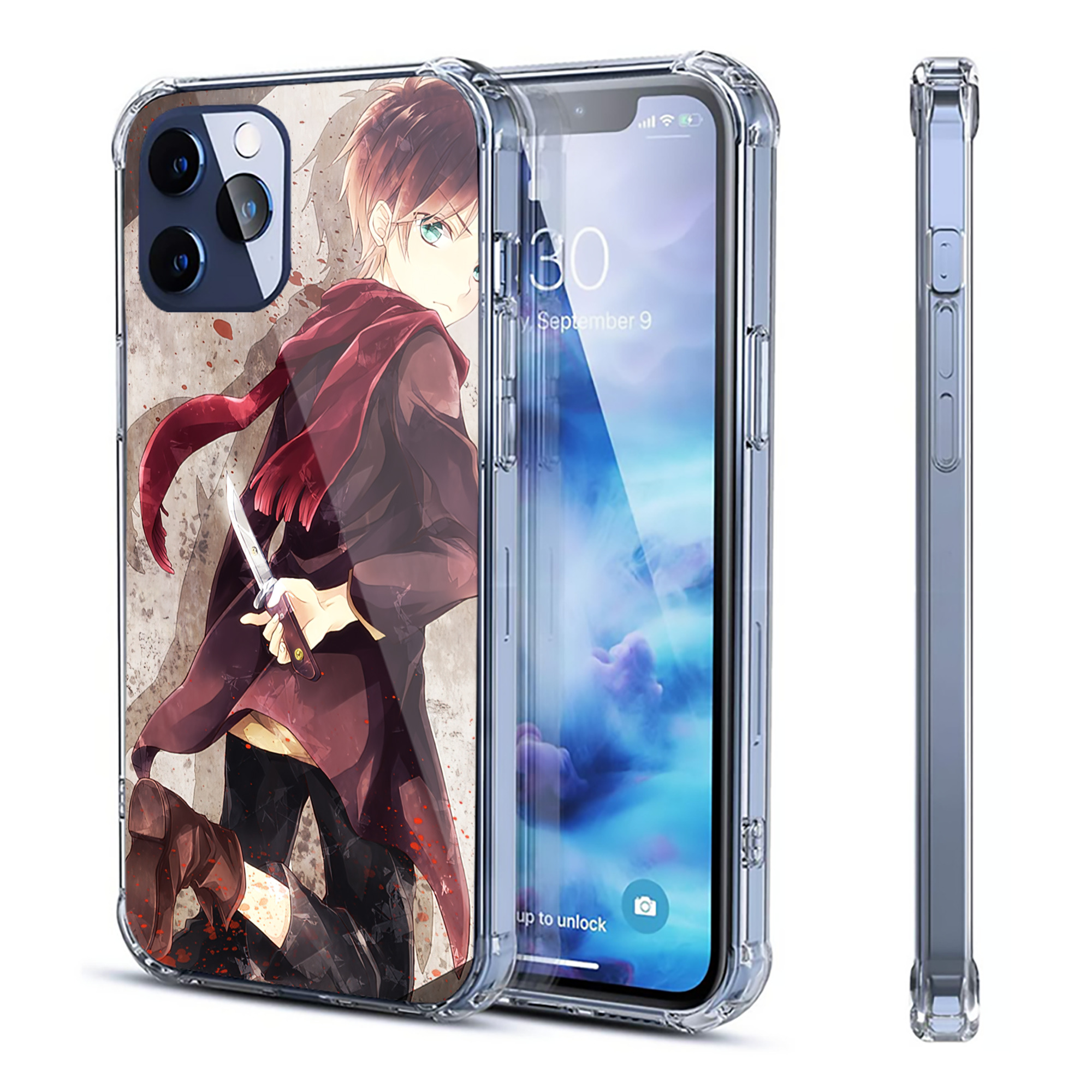 （画像用） 進撃の巨人 Attack on Titan 【iPhone 12シリーズ対応】透明スマホケース（クリアソフトケース）